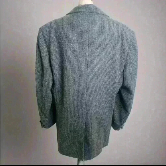 Mens Vintage Grey Stafford 100% Virgin Wool Blazer in 38 R. - Picture 3 of 12
